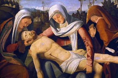 Loire-Atlantique Nr. 116 - Nantes - Musée Dobree - „Beweinung Christi“ - von Marco Basaiti (um 1470 - nach 1530)